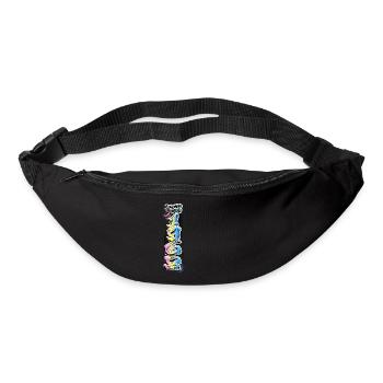 Édition limitée 1968 Graffiti - Sac banane - noir - Devant
