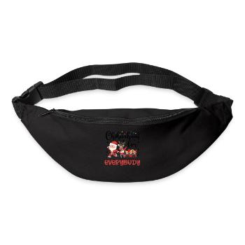 Chihuahua Christmas Party Chihuahua Xmas Gifts - Gürteltasche - Schwarz - Vorne