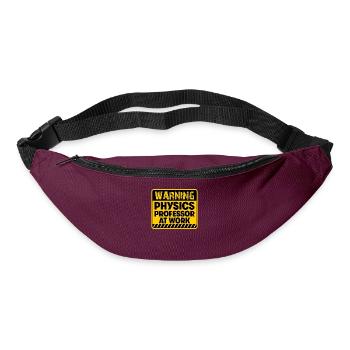 Professeur de physique au travail - Sac banane - bordeaux  - Devant