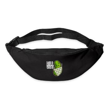 Lustiger Essiggurken-Dill dazu! Humor Gurke Vegan - Gürteltasche - Schwarz - Vorne