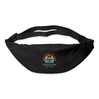 Theater Regie Regisseur Geschenk - Gürteltasche - Schwarz - Vorne