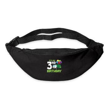 It's My 3rd Birthday Garbage Truck 3rd Birthday - Bum bag - black - Front