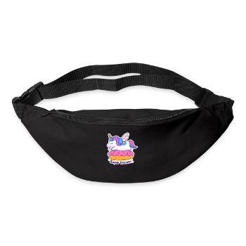 Einhorn Super Unicorn - Bum bag - black - Front