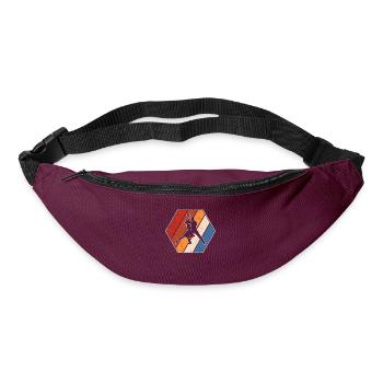 Dancing Retro - Bum bag - burgundy - Front