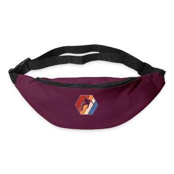 skaten retro - Gürteltasche - Burgunderrot - Vorne