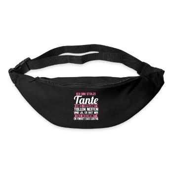 Patinntante Patin Tante - Gürteltasche - Schwarz - Vorne