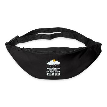 Meteorologist Paid To Keep My Head In The Cloud St - Bum bag - black - Front