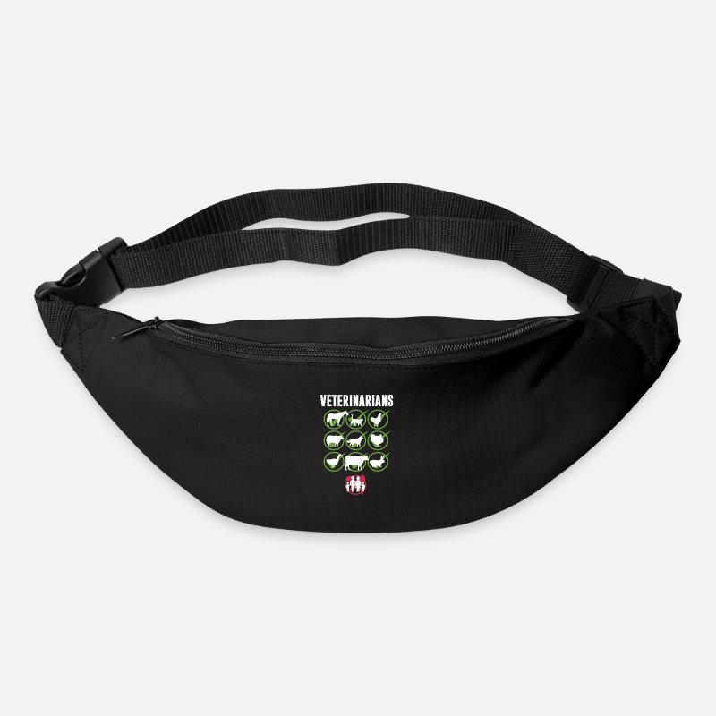 Tierarzt - Gürteltasche - Schwarz