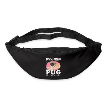 Pug Mom Dog Lovers Dog Owner Gift - Bum bag - black - Front