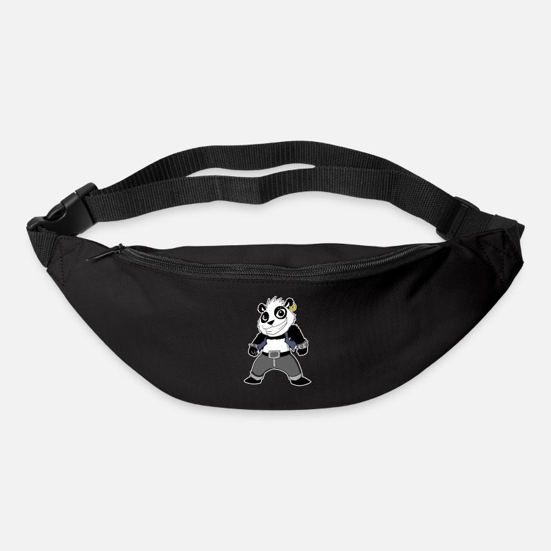 Cool Panda - Sac banane - noir