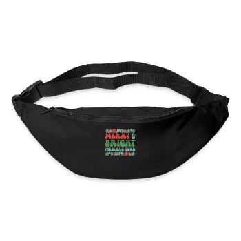 Medical Tech Christmas Med Lab Technologist Xmas - Bum bag - black - Front