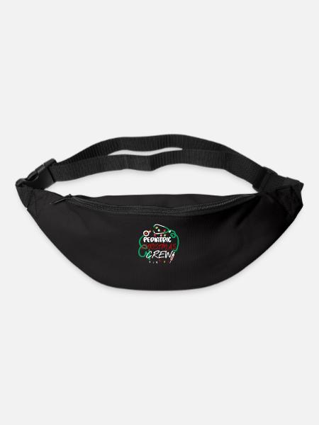 Kinderkrankenschwester Weihnachtscrew Kinderarzt - Gürteltasche - Schwarz