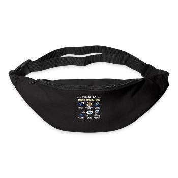 Things I do in my spare time Montana - Bum bag - black - Front