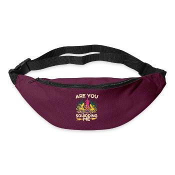 Poulpe Poulpe Tentacule de mer Poulpe Poulpe Poulpe Poulpe - Sac banane - bordeaux  - Devant