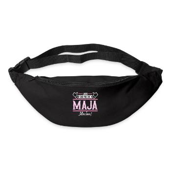 Maja Geschenkidee Geschenk Geburtstag - Gürteltasche - Schwarz - Vorne