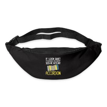 If i look quiet its seen me with my Accordion - Bum bag - black - Front