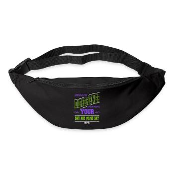 auteur de blagues éditeur de citation drôle roman drôle génial - Sac banane - noir - Devant