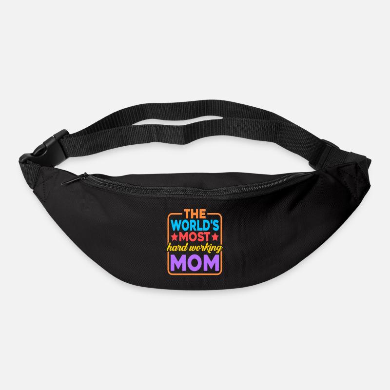 The World's Most Hard Working Mom 2 - Gürteltasche - Schwarz