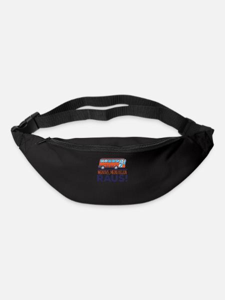 Beruf Busfahrer mein Bus meine Regeln raus - Gürteltasche - Schwarz