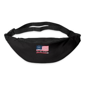 1776 Wir Das Volk Patriotisch Amerikanischer - Gürteltasche - Schwarz - Vorne