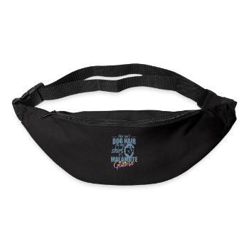 This isn't Dog Hair on me It's Malamute Glitters - Gürteltasche - Schwarz - Vorne