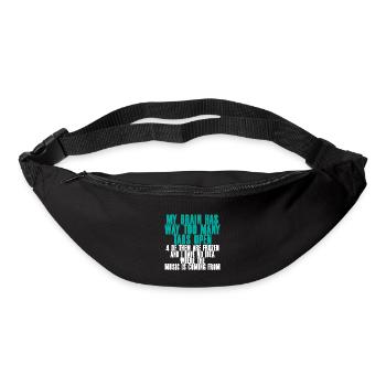 My Brain Has Way Too Many Tabs Open 2 - Gürteltasche - Schwarz - Vorne