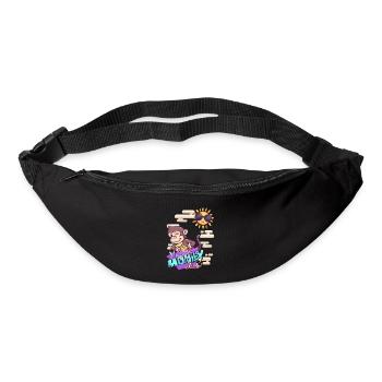 Affe bei schönem Wetter - Gürteltasche - Schwarz - Vorne