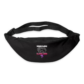 Dieses Kleine B-Girl Wird 7 - Breakdance - Gürteltasche - Schwarz - Vorne