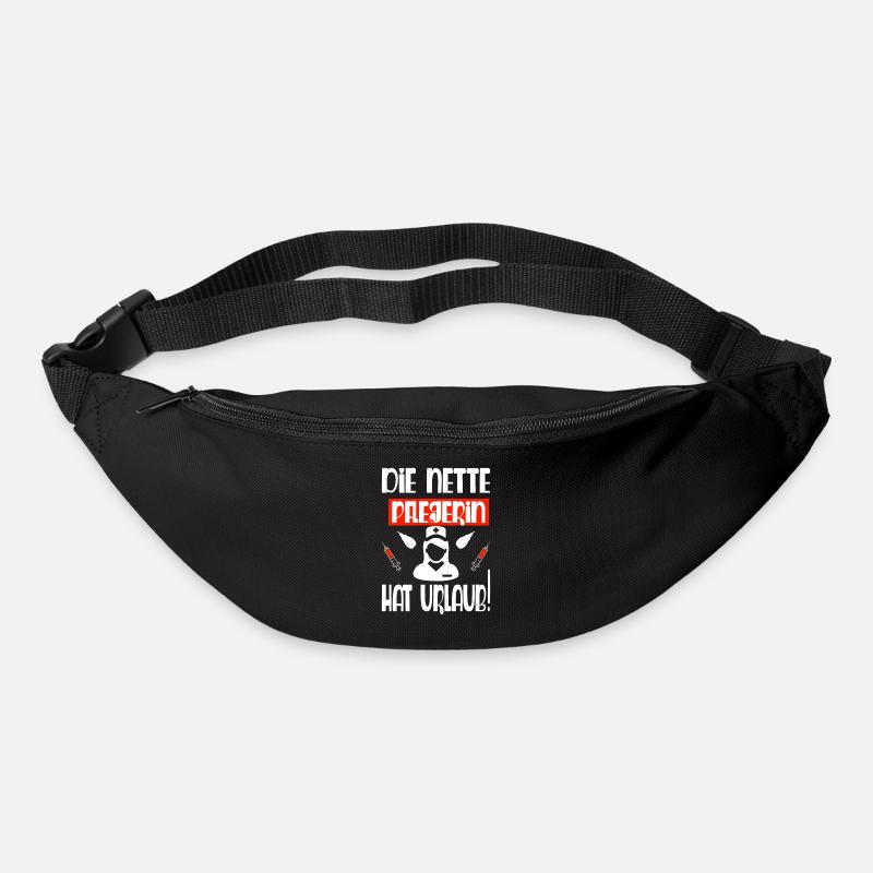 Pflegerin - Gürteltasche - Schwarz