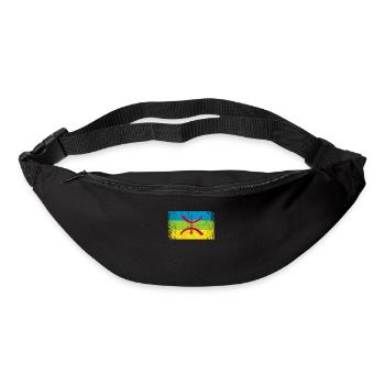 kabyle amazigh flag berber, africa kabyle - Gürteltasche - Schwarz - Vorne
