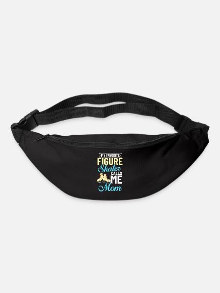 Eiskunstlauf Eisläufer Schlittschuhe Eislaufen - Gürteltasche - Schwarz