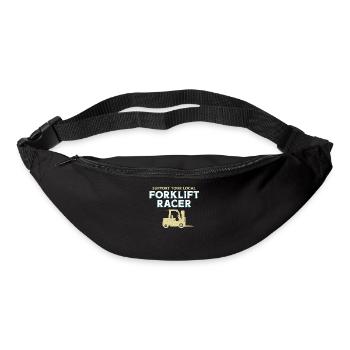 Certified Forklift Truck Operator - Bum bag - black - Front