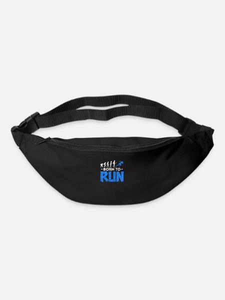 Laufen Läufer Jogging Joggen Läuferin Geschenk - Gürteltasche - Schwarz