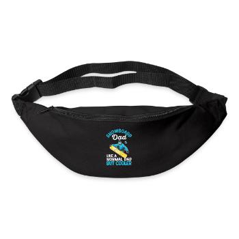 Lustige Snowboarding Daddy Snowboarder Väter Snow - Gürteltasche - Schwarz - Vorne