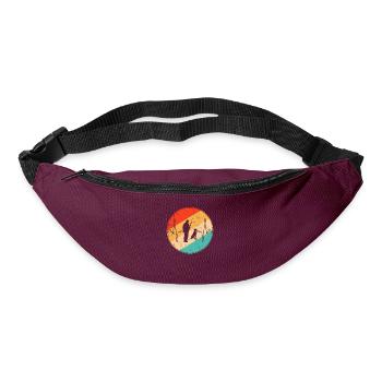 Hunting Retro Heartbeat - Bum bag - burgundy - Front