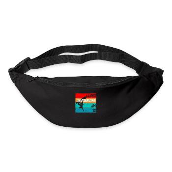 Snowboard Wintersport Snowboarder Ist mein Snow - Gürteltasche - Schwarz - Vorne