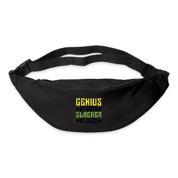 Genius By Birth Slacker By Choice 5 - Bum bag - black - Front