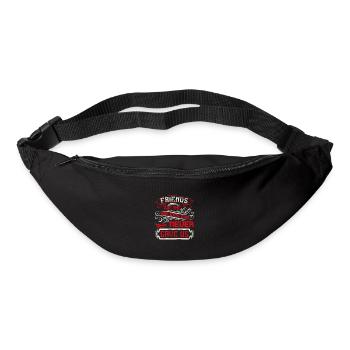 Freunde sind die Geschwister, die Gott uns nie gegeben hat - Gürteltasche - Schwarz - Vorne