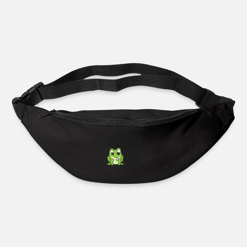 Sei immer du selbst, außer du kannst ein Frosch - Gürteltasche - Schwarz