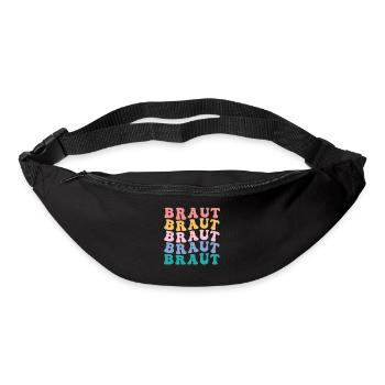 Hippie Braut Junggesellenabschied JGA - Gürteltasche - Schwarz - Vorne