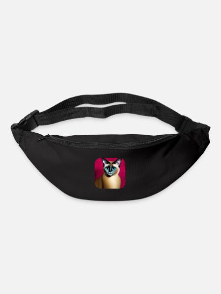 Siamese cat - Bum bag - black