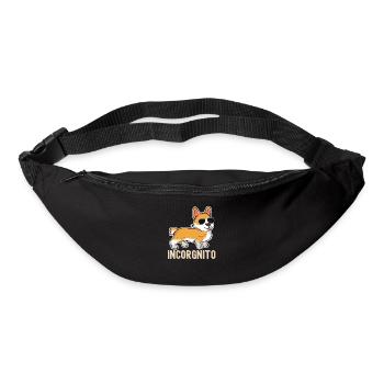 Funny Incorgnito Welsh Corgi Owner Dog Lover Corgi - Bum bag - black - Front