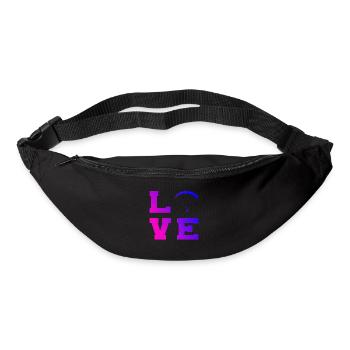 Parapente Paragleiter Gleitschirm Parapente - Sac banane - noir - Devant