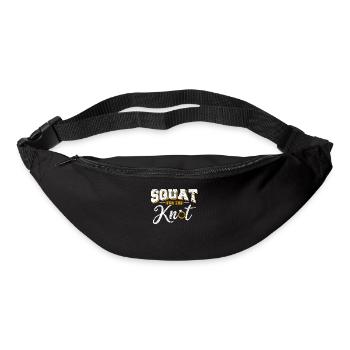 Workout Squat Bride Wedding Prep Cool Fitness Love - Bum bag - black - Front