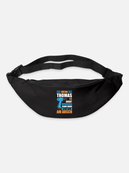 Thomas Vorname Name Geburtstag Reparieren - Gürteltasche - Schwarz