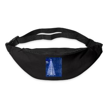 Plan schématique de l’arbre de Noël - Sac banane - noir - Devant