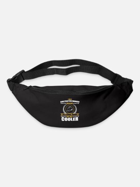 Lustiger Bauleiter Opa - Gürteltasche - Schwarz