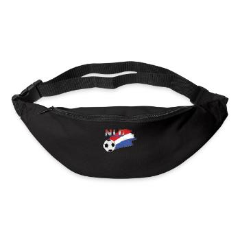 Drapeau Hollande - Sac banane - noir - Devant