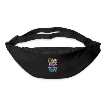 Soeur Frère Frères et sœurs Cadeau de famille - Sac banane - noir - Devant