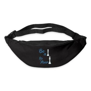 Be A Queen To Your King - Chess Couple - Bum bag - black - Front